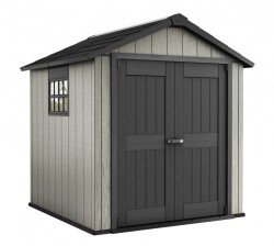 Сарай пластиковий Oakland 757 коричнево-сірий Сарай пластиковий Oakland 757 коричнево-сірий