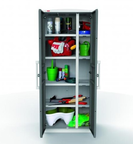 Ящик для зберігання OPTIMA OUTDOOR TALL 570 л, бежево-сірий Ящик для зберігання OPTIMA OUTDOOR TALL 570 л, бежево-сірий