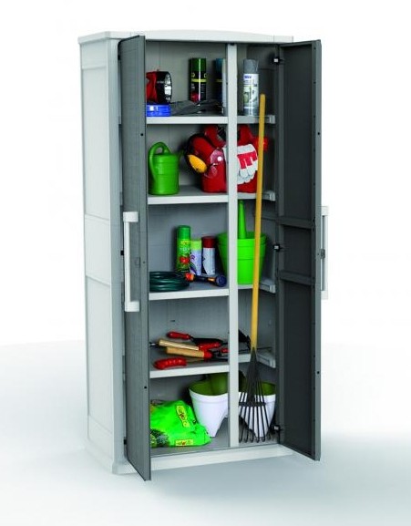 Ящик для зберігання OPTIMA OUTDOOR TALL 570 л, бежево-сірий Ящик для зберігання OPTIMA OUTDOOR TALL 570 л, бежево-сірий