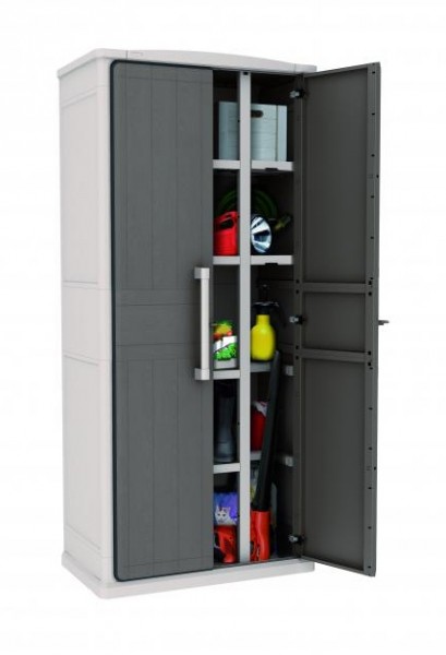 Ящик для зберігання OPTIMA OUTDOOR TALL 570 л, бежево-сірий Ящик для зберігання OPTIMA OUTDOOR TALL 570 л, бежево-сірий