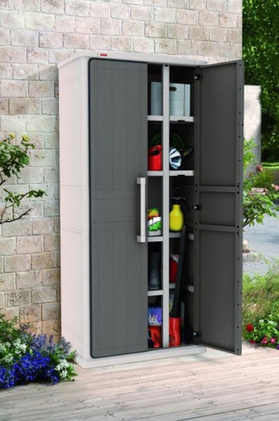 Ящик для зберігання OPTIMA OUTDOOR TALL 570 л, бежево-сірий Ящик для зберігання OPTIMA OUTDOOR TALL 570 л, бежево-сірий