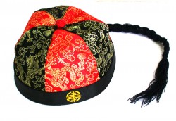 Китайская шапка с косой 