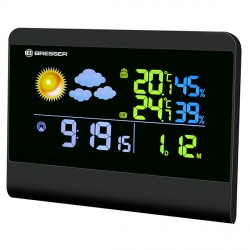 Метеостанция Bresser TemeoTrend Colour RCC black Метеостанция Bresser TemeoTrend Colour RCC black