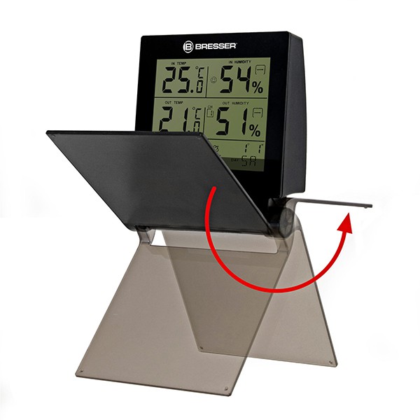 Термометр-гігрометр Bresser MyTime Travel з годинником Термометр-гігрометр Bresser MyTime Travel з годинником