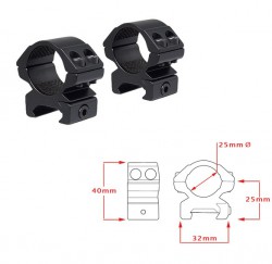  Hawke Matchmount 1"/Weaver/Low