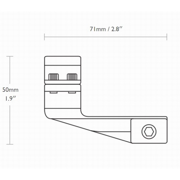 Кільця Hawke Reach Forward 1"/9-11mm/High (extension 2") Кільця Hawke Reach Forward 1"/9-11mm/High (extension 2")