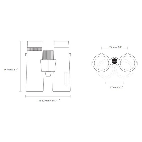 Бінокль Hawke Sapphire Open Hinge ED 10x43 (Black) Бінокль Hawke Sapphire Open Hinge ED 10x43 (Black)