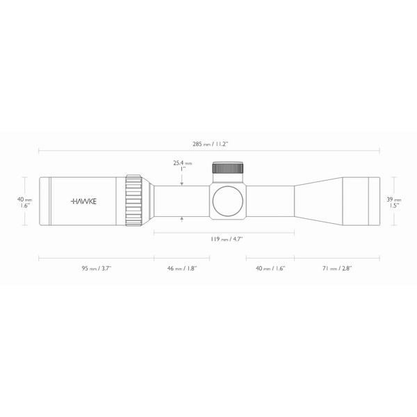 Приціл оптичний Hawke Vantage 2-7x32 (30/30) Приціл оптичний Hawke Vantage 2-7x32 (30/30)