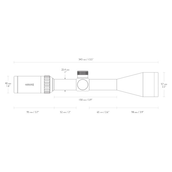   Hawke Vantage 3-9x50 (30/30)