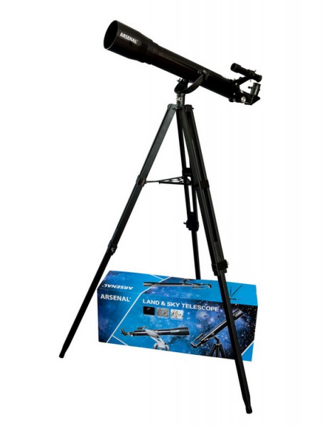 Телескоп Arsenal Land & Sky 70/700, AZ2, деревянный штатив Телескоп Arsenal Land & Sky 70/700, AZ2, деревянный штатив