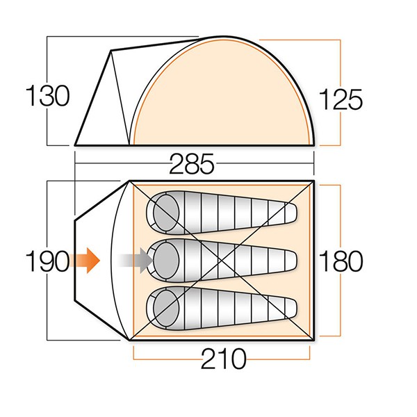 Намет Vango Alpha 300 Herbal Намет Vango Alpha 300 Herbal