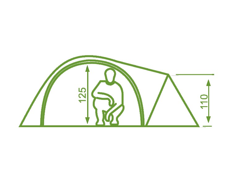 Палатка MOUSSON ATLANT 4 AL KHAKI Палатка MOUSSON ATLANT 4 AL KHAKI