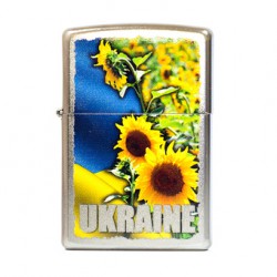  Zippo Classics Ukraine Sunflower Field Satin Chrome