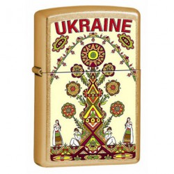 Запальничка Zippo Classics Ukraine Tree Gold Dust Запальничка Zippo Classics Ukraine Tree Gold Dust