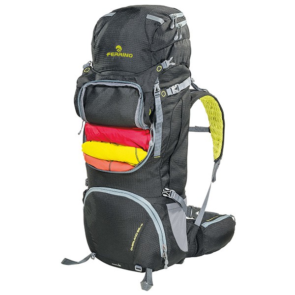   Ferrino Overland 65+10 Black/Yellow