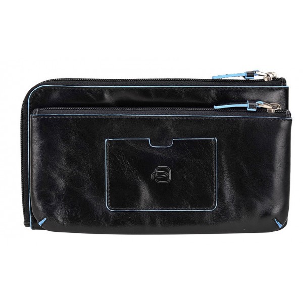 Сумочка Piquadro Blue Square на блискавці з 3 відділом Сумочка Piquadro Blue Square на блискавці з 3 відділом