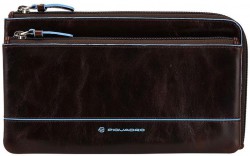 Сумочка Piquadro Blue Square на блискавці з 3 відділами Сумочка Piquadro Blue Square на блискавці з 3 відділами