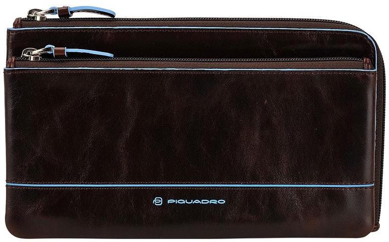 Сумочка Piquadro Blue Square на блискавці з 3 відділами Сумочка Piquadro Blue Square на блискавці з 3 відділами