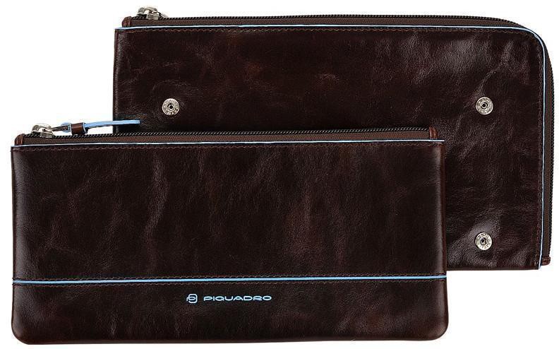 Сумочка Piquadro Blue Square на блискавці з 3 відділами Сумочка Piquadro Blue Square на блискавці з 3 відділами