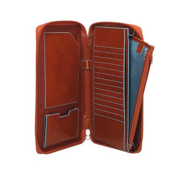 Тревелер Piquadro на блискавці з відділ. для кредитних карток + клатч BL SQUARE/Orange Тревелер Piquadro на блискавці з відділ. для кредитних карток + клатч BL SQUARE/Orange