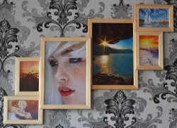 Дерев'яна мультирамка Сходи на 6 фото натуральне дерево . Дерев'яна мультирамка Сходи на 6 фото натуральне дерево .